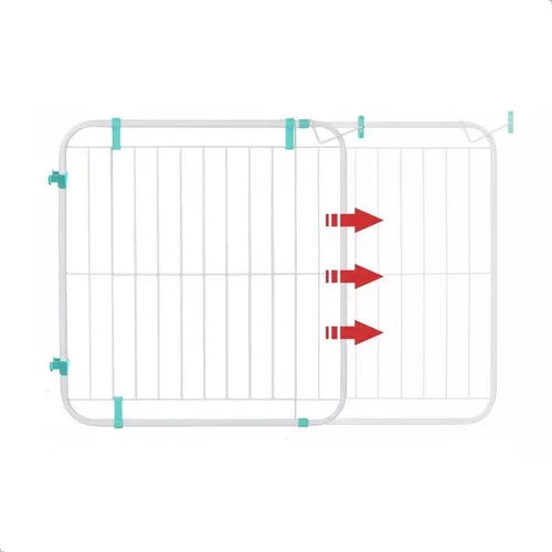 Portão Retrátil de Segurança para Crianças e Pets - Isolamento de 70cm a 115cm