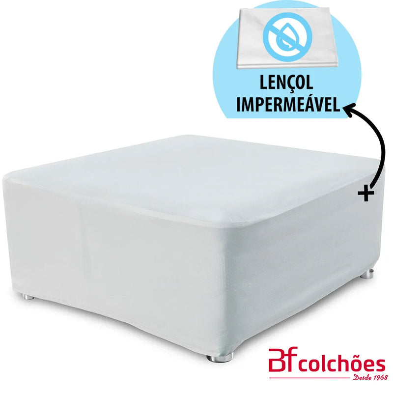 Cama Impermeável para Cães e Gatos com Colchão - Pet Bed Box 60x60cm